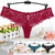 Women's Sexy Low-Rise Intimates Panties Solid Color Lace Decor Thongs 1 Piece New Fashionable Breathable Briefs For Woman