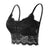 White and Black Lace Bra - Pormia