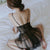 Exotic Sleepwear Night Dress Erotic Clothes Sexy Women Lingerie Lace Ruffles See-Through  Short Skirt+G-String Lingerie Set